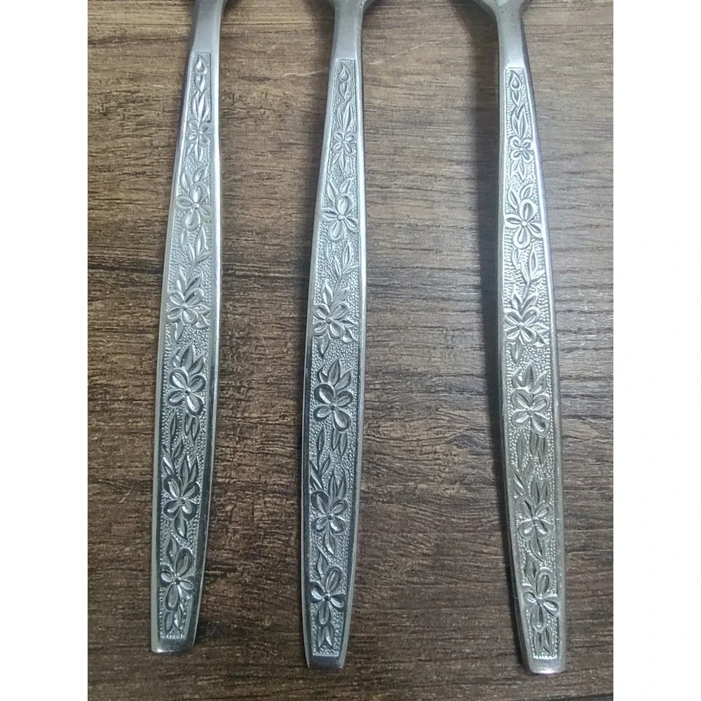 Rogers Co Stanley Roberts La Spana Dinner Fork Lot Of 3 Mid Century Modern Forks